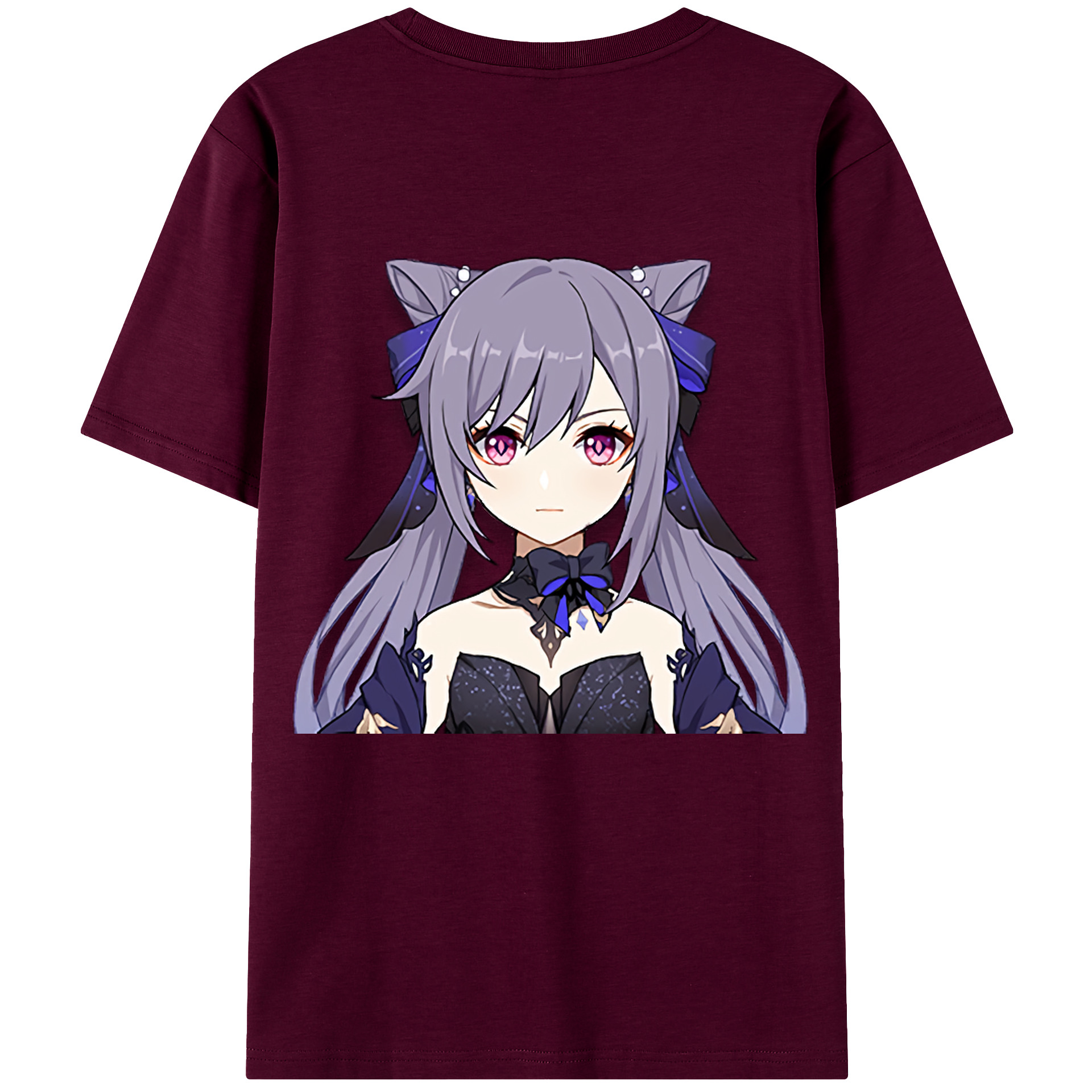げんし神 刻晴 こくせい genshin Kokusei レディース半袖Tシャツ(バックプリント)